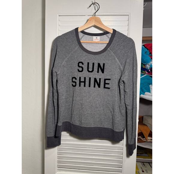 Sundry Tops - Sundry Pullover Raglan Sweatshirt “Sun Shine”